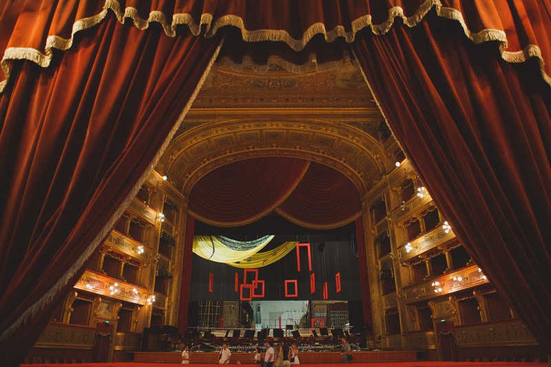 Stage of teatro massimo