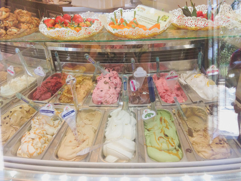 Delicious Sicilian ice-creams