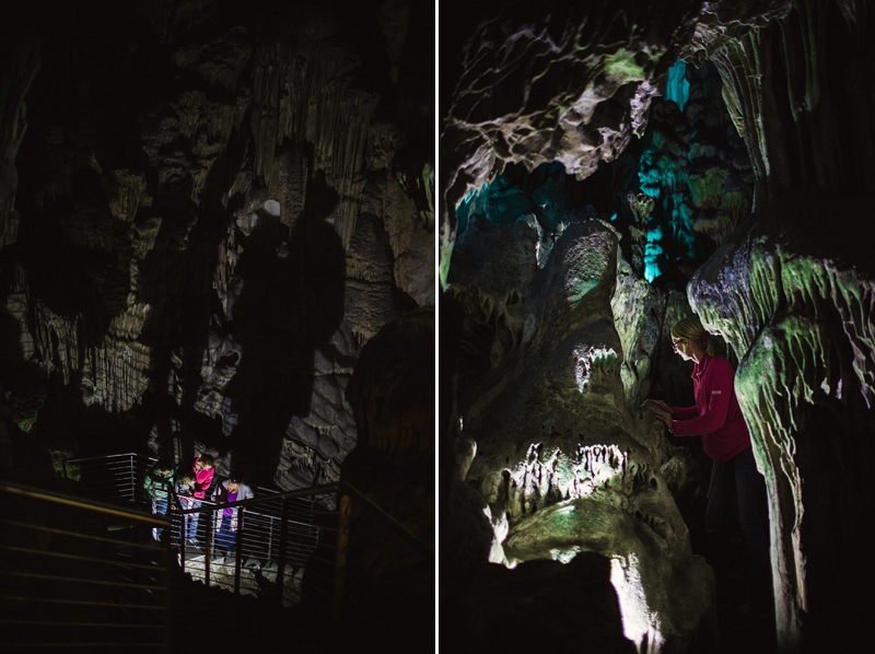 Exploring St Michael's cave in Gibraltar