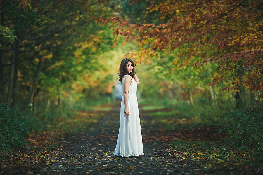 Fine art female portrait in Scotland