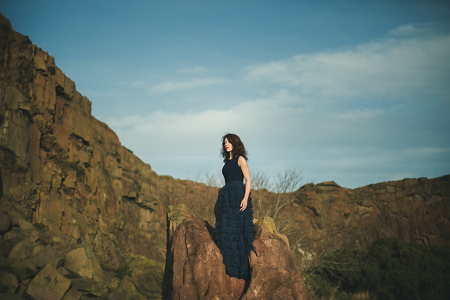 The Salisbury Crags female styled portrait shoot