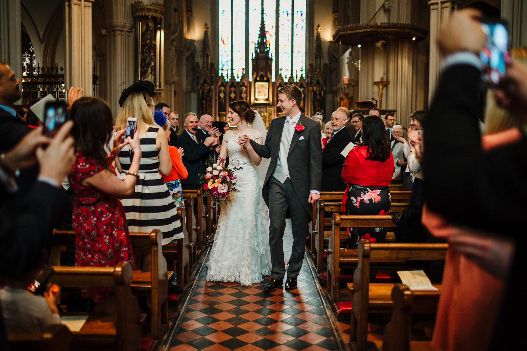 Clapham Common church wedding photography 