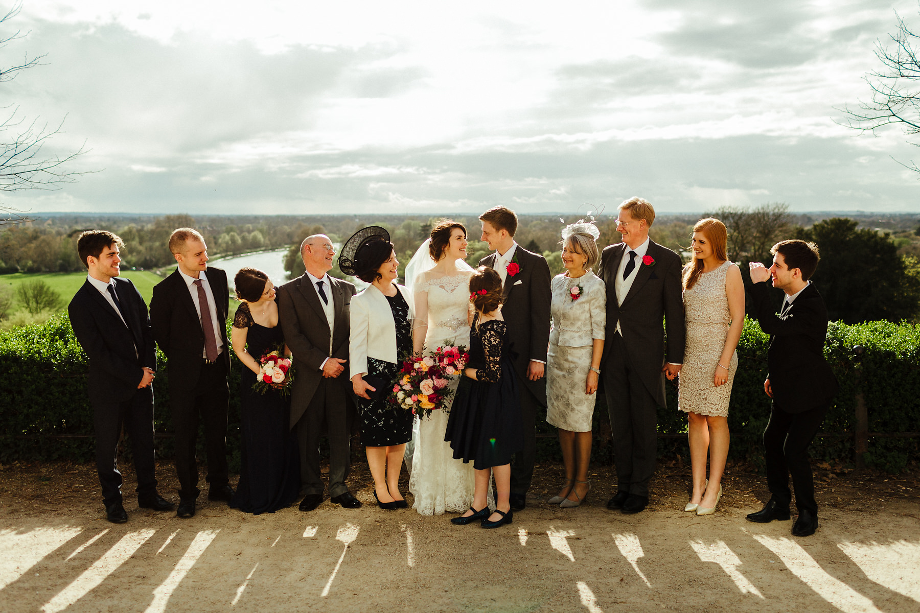 Creative Richmond Hill terrace wedding photography