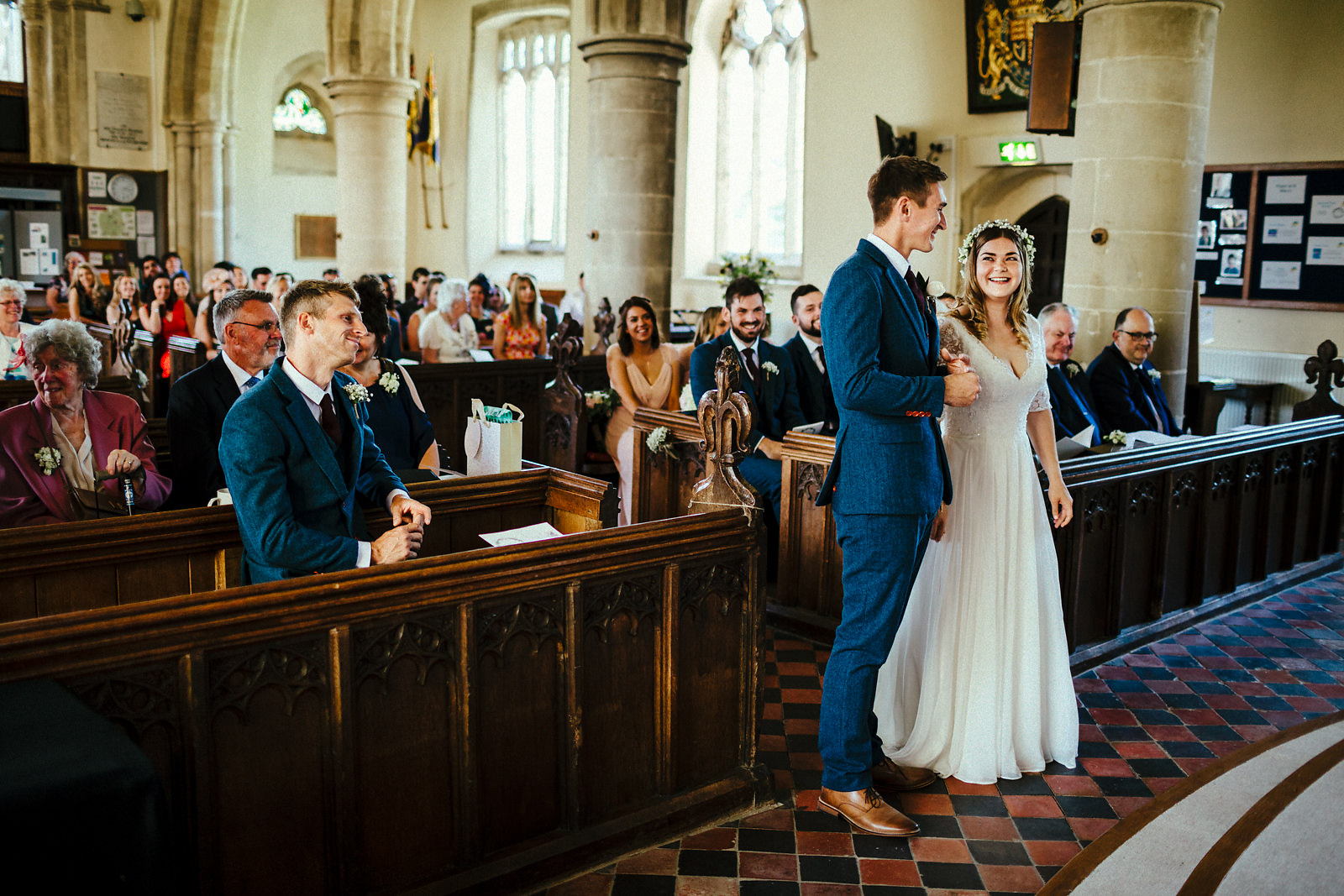 Haddenham St Marys church wedding photography