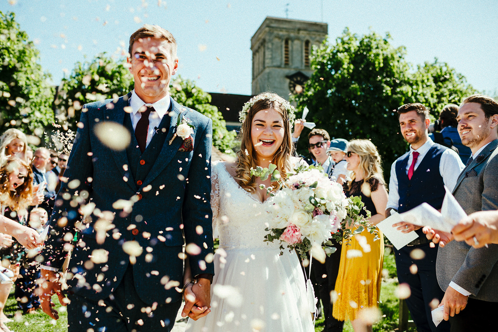 Relaxed Notley Tythe Barm Wedding Photography