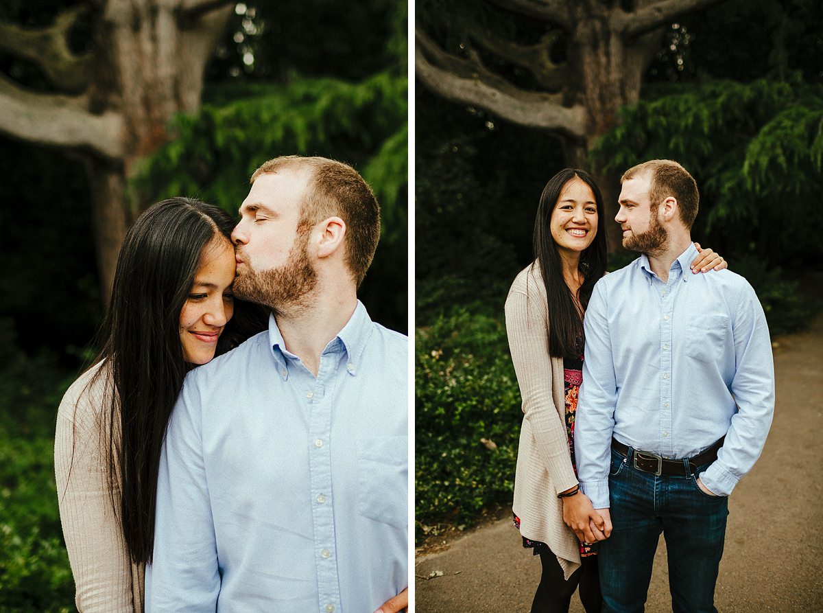 Natural London engagement photography 