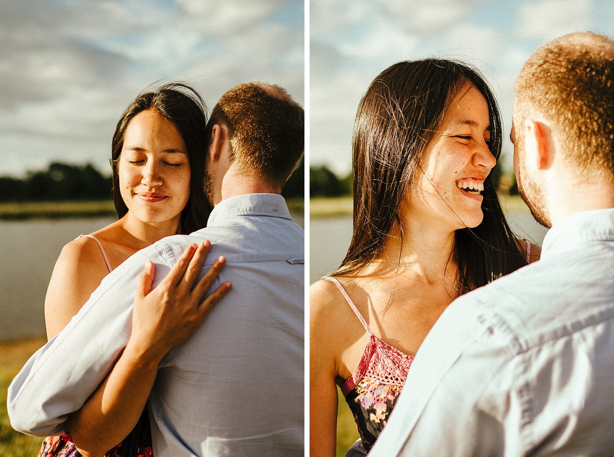 Natural London engagement photos 