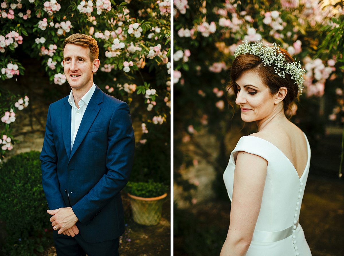 Elegant wedding bridal portrait