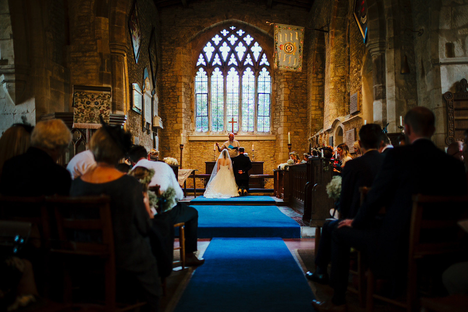 Courteenhall church ceremony photo