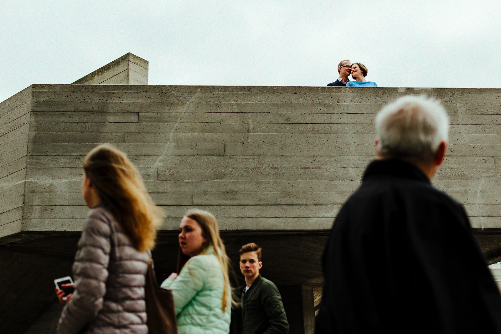 Fun Southbank pre wedding photo