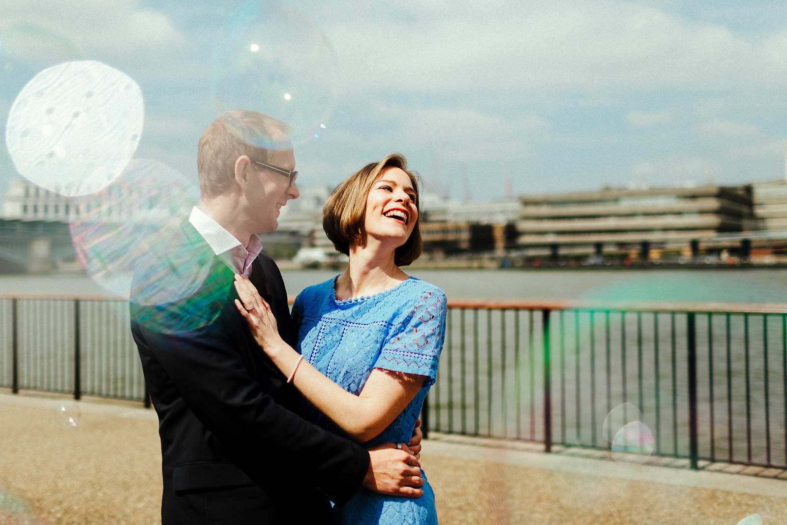 Natural London Southbank pre wedding photography