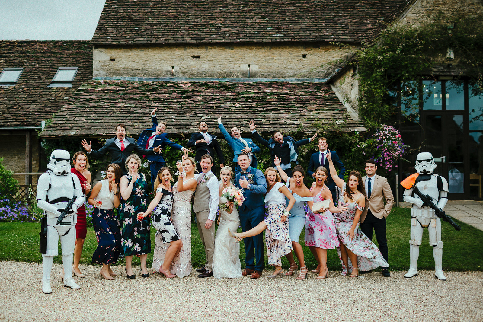 Fun Tetbury wedding photography