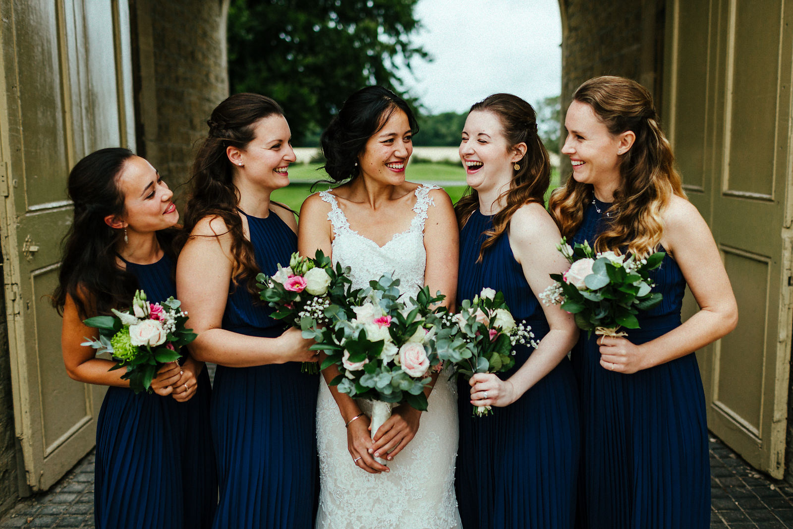 Natural Orchardleigh Walled Garden wedding photographer