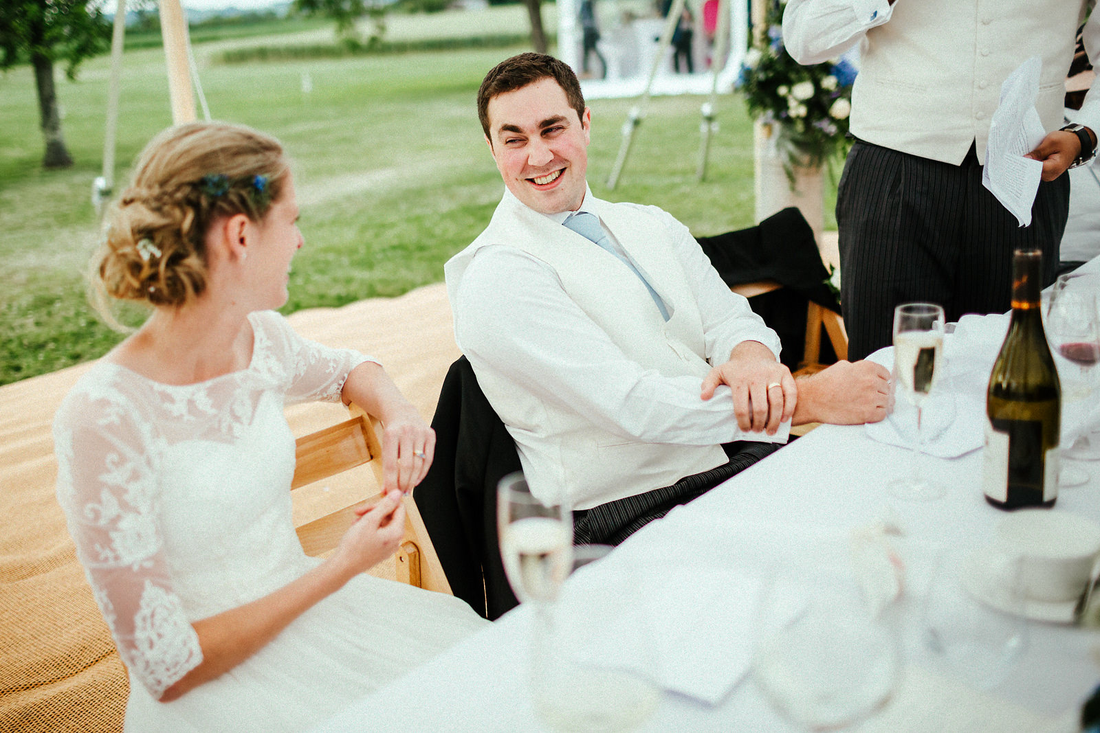 White Wedding marquee photos