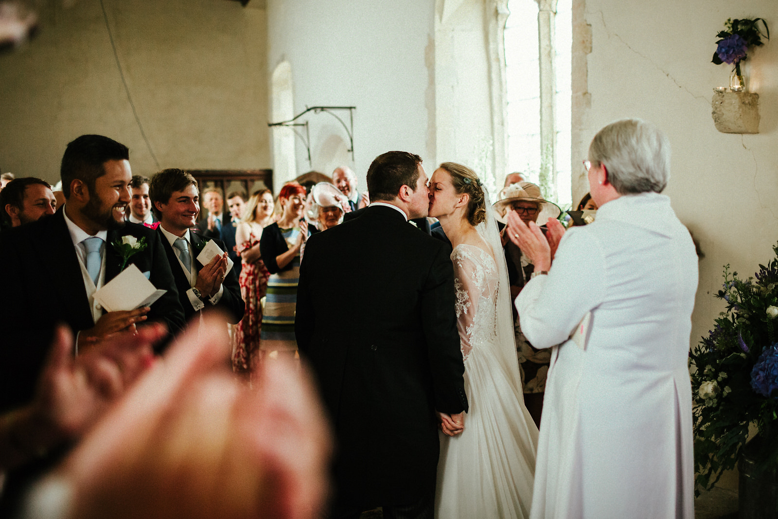 Newly married couple in Buckinghamshire