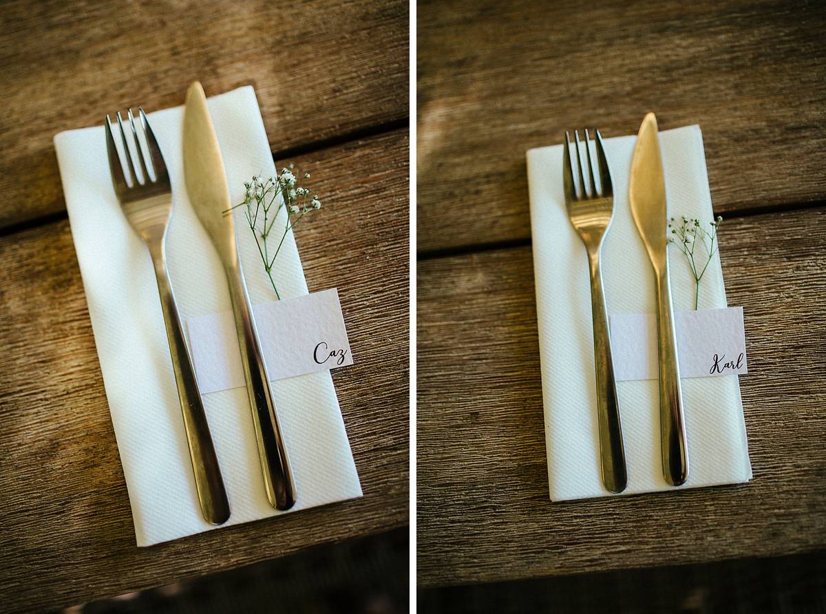 Beautiful rustic wedding table decoration