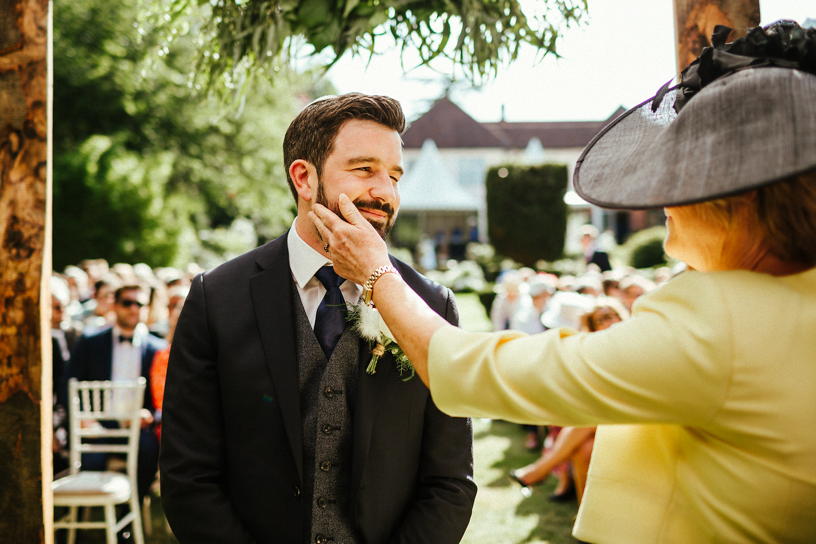 Mother of the bride and her son getting married