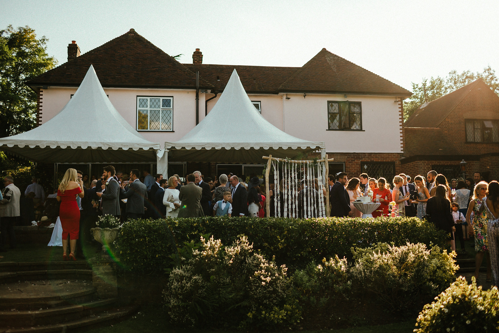 Bank holiday wedging reception