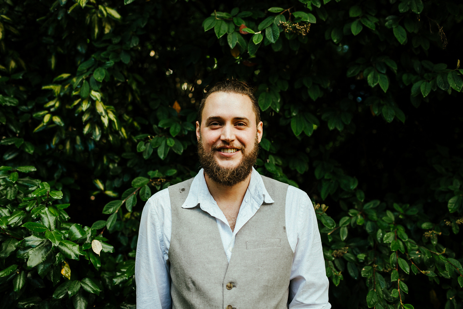 Groom portrait