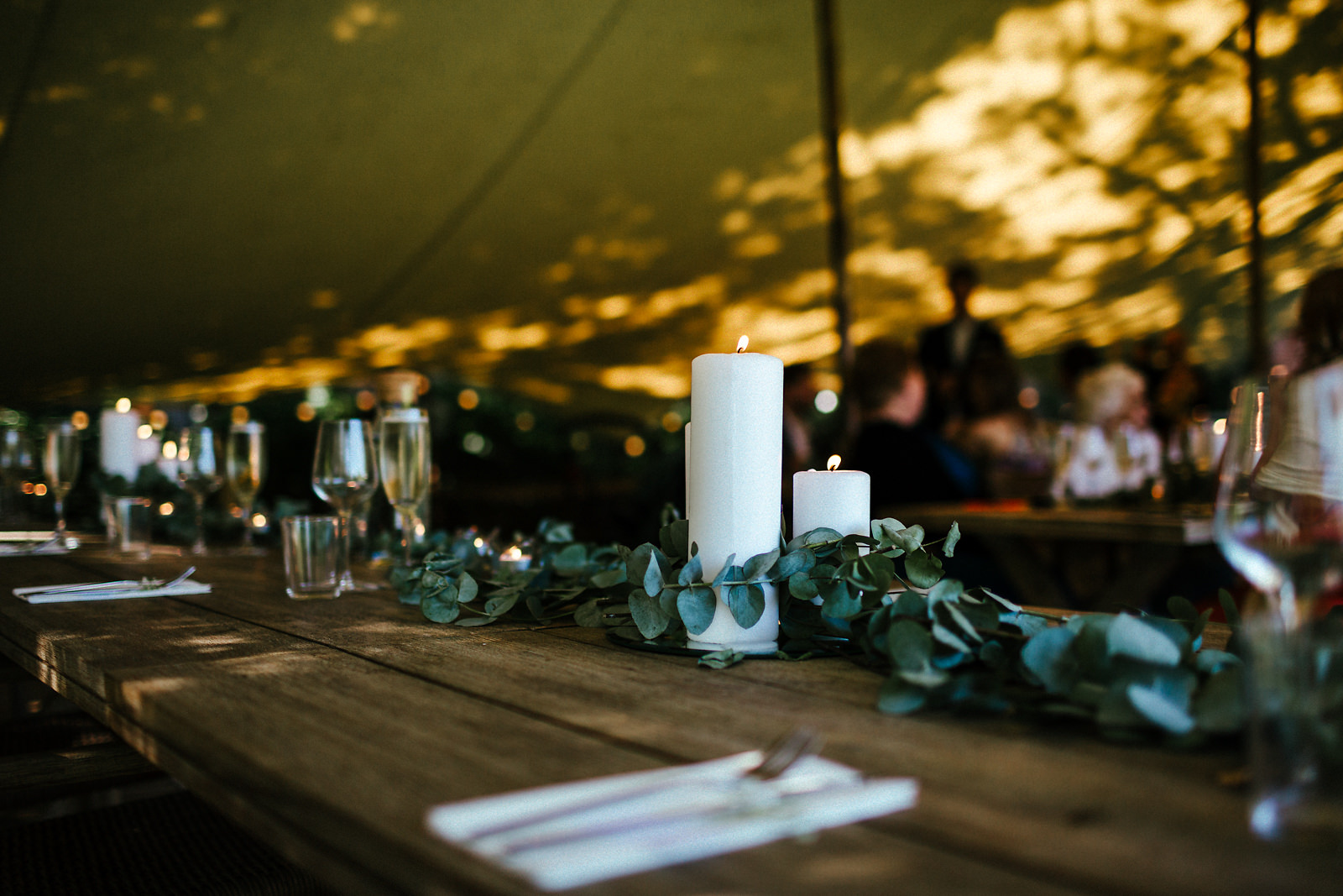 Beautiful outdoor tipi style tables