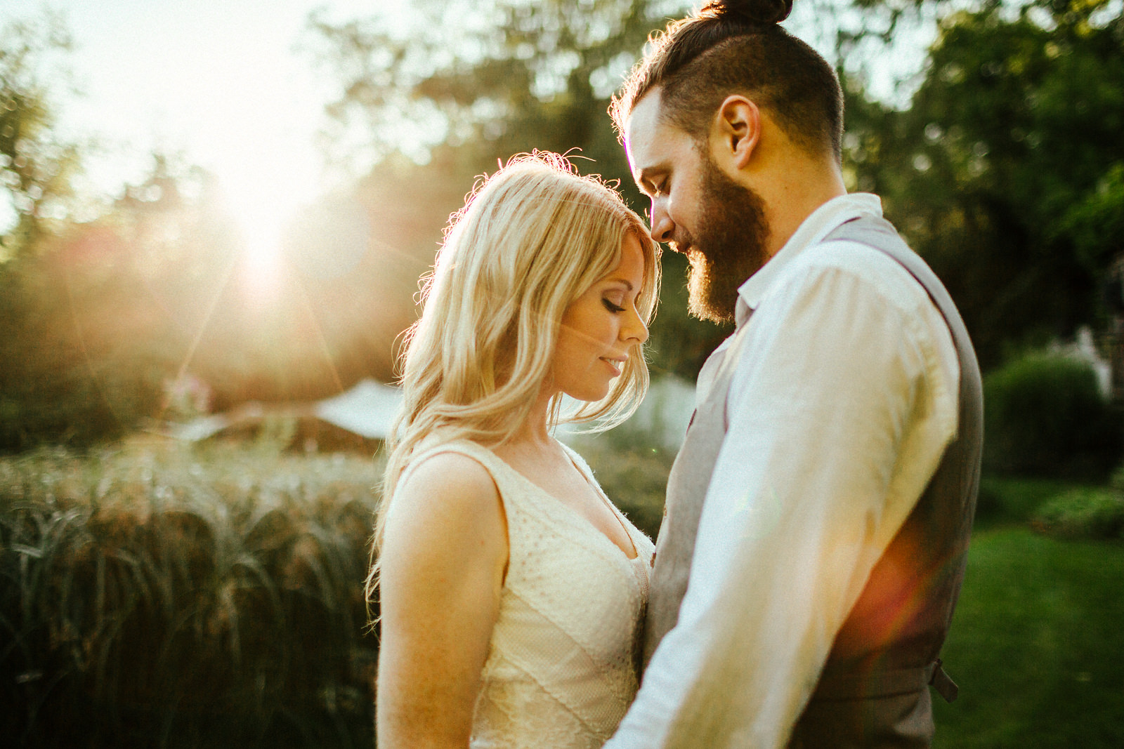 Creative wedding portraits at the Copse Henley on Thames