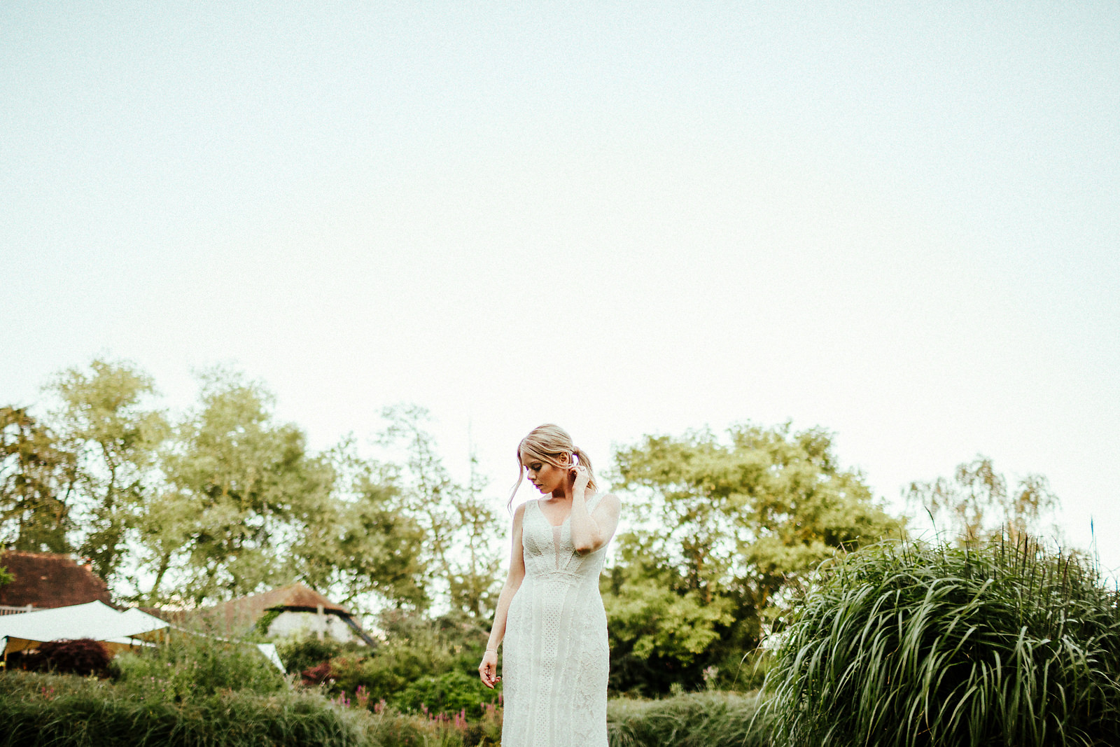 Stunning bride at the Copse