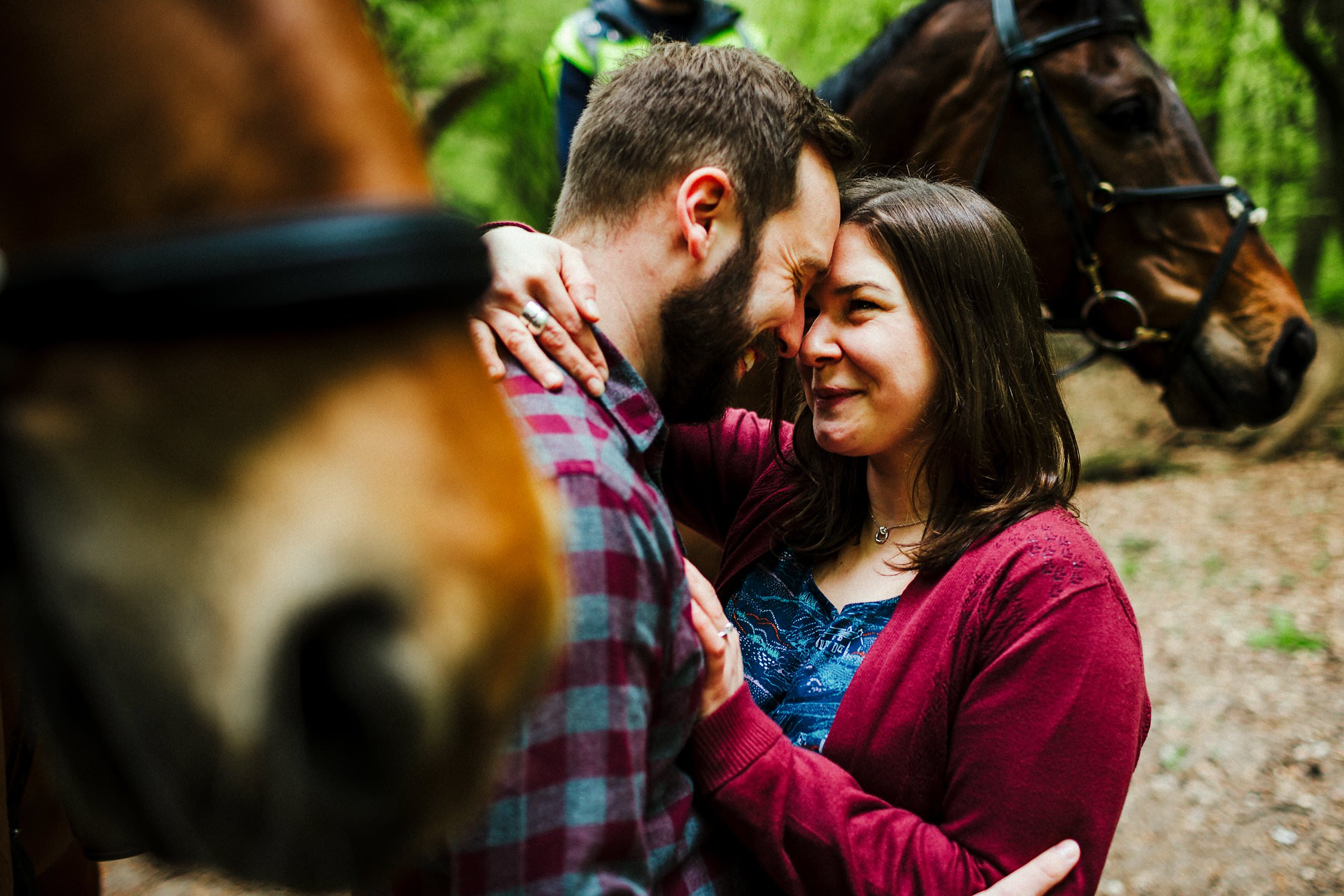 Natural countryside pre wedding photos