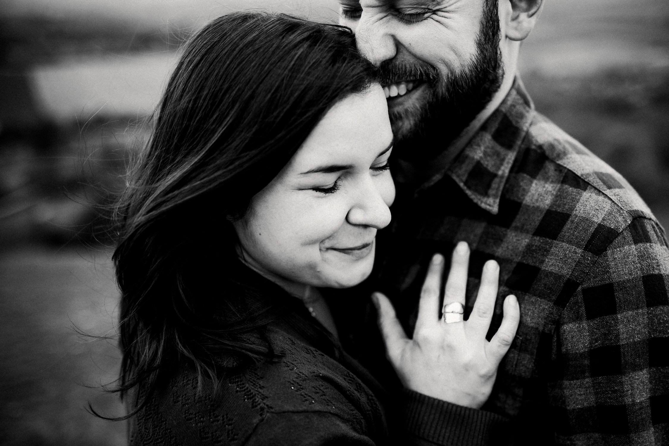 Natural countryside pre wedding photos