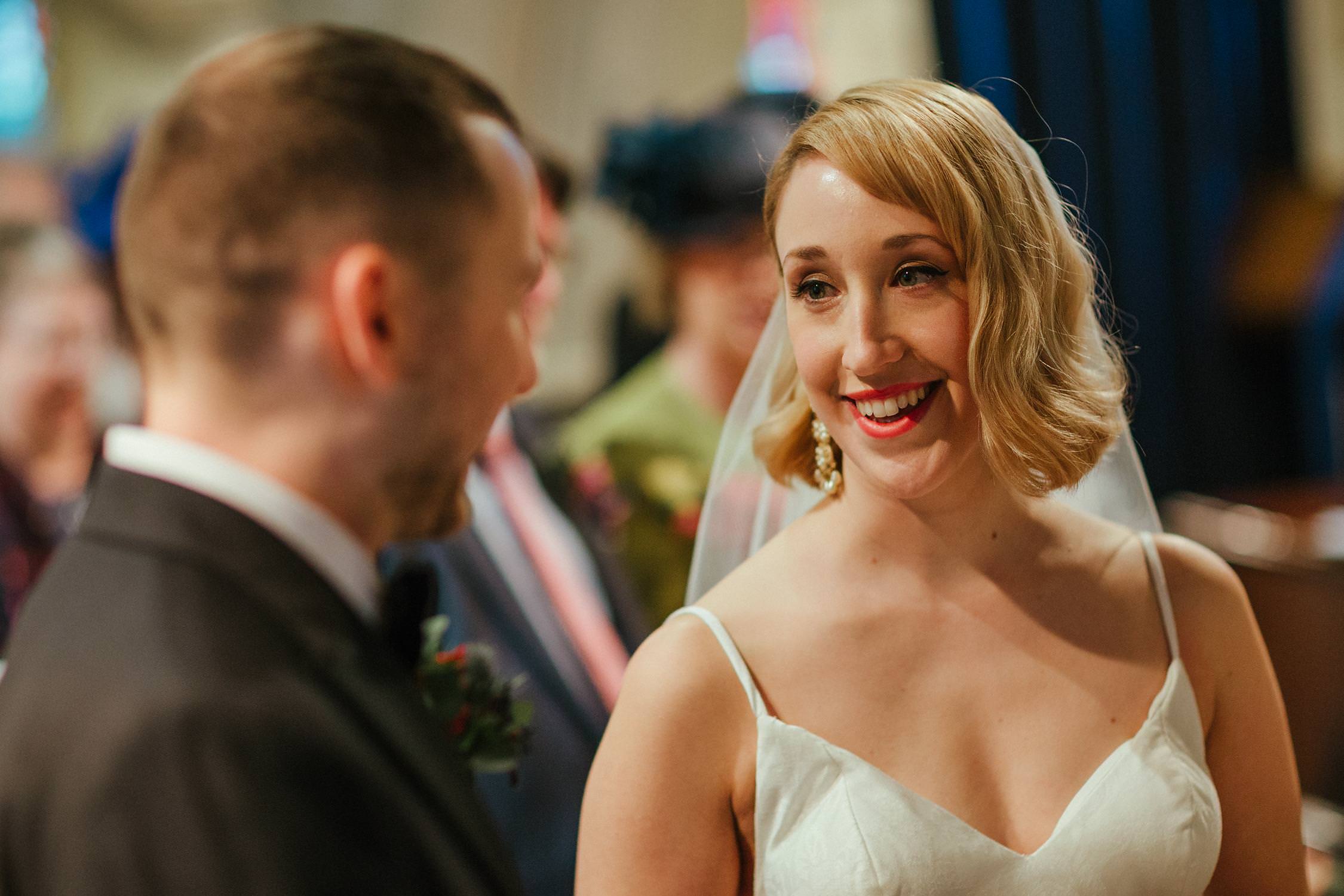 Bride arrives at Wigginton church for wedding ceremony