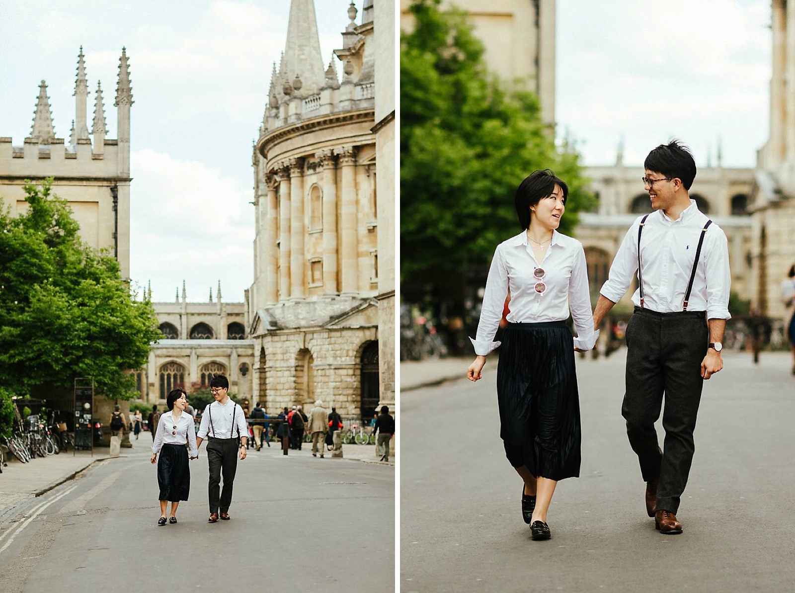 Radcliffe Camera pre-wedding photos