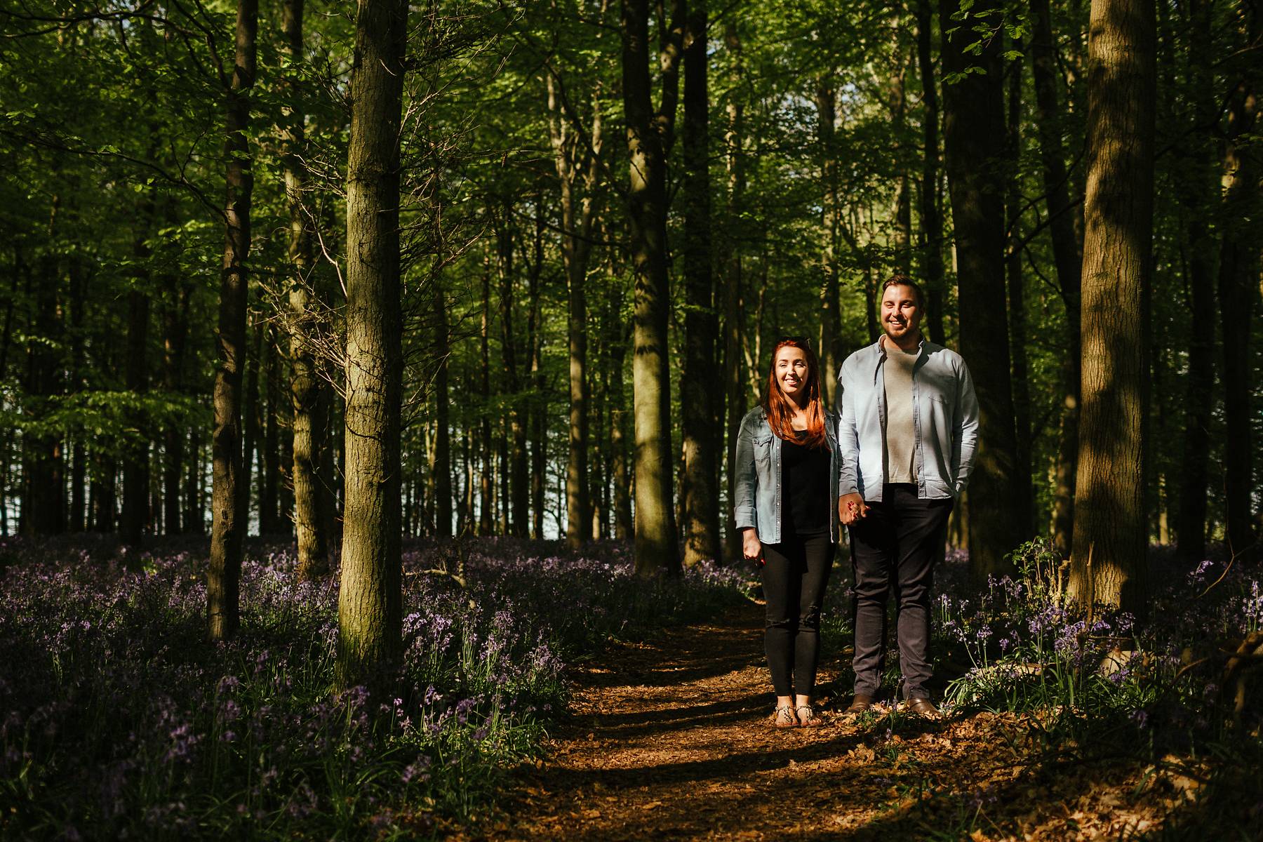 Spring Bluebells Pre-wedding photography