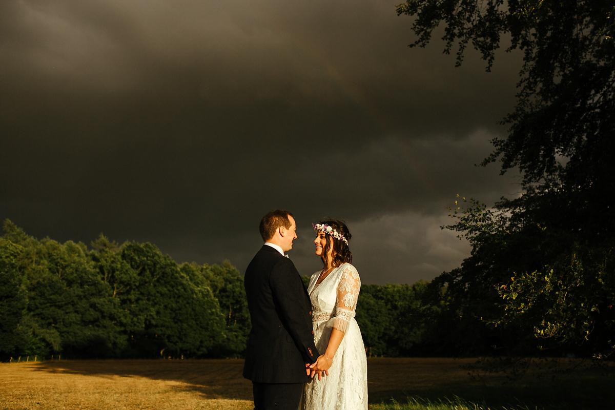 Woodland wedding photography 