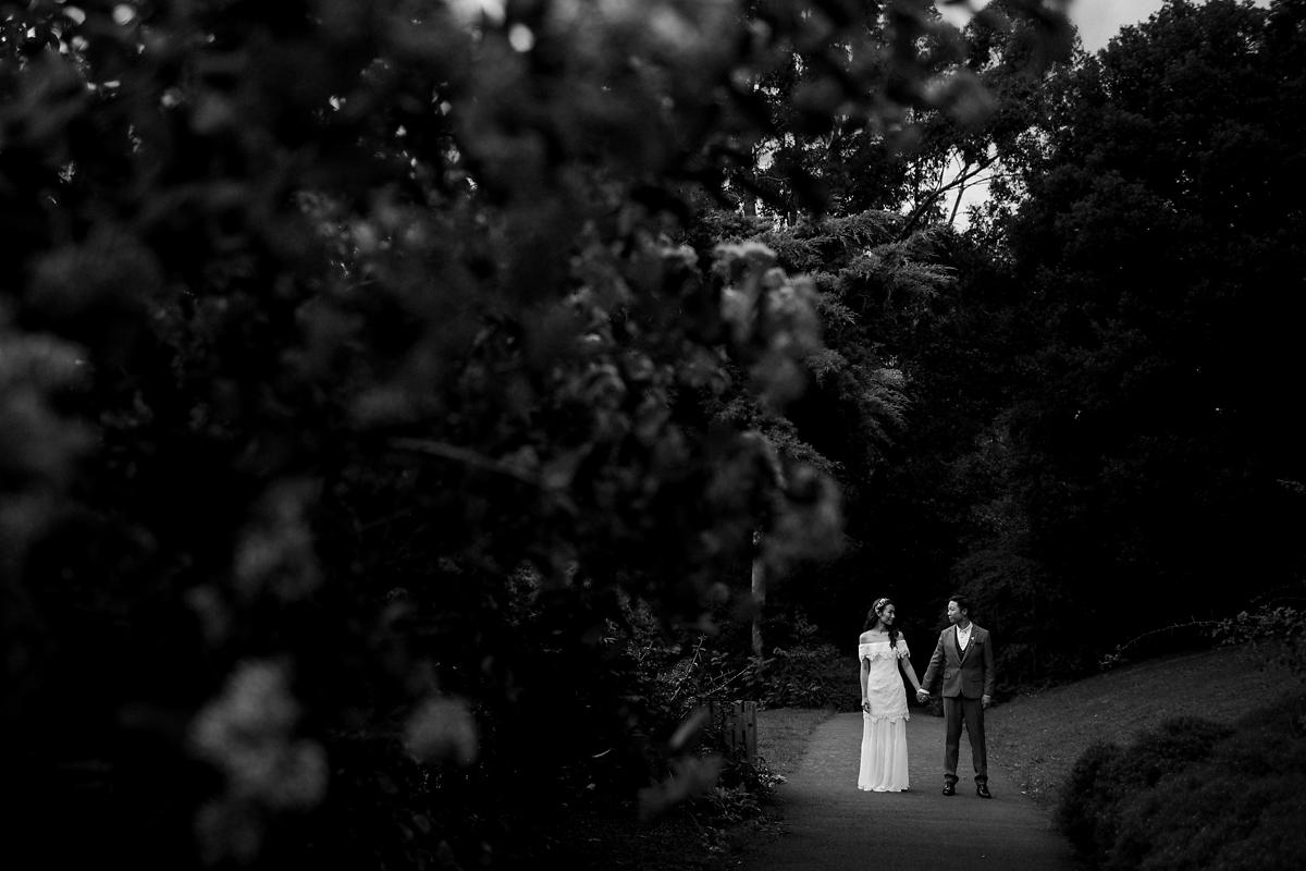 Hill Garden and Pergola Pre-Wedding Photography