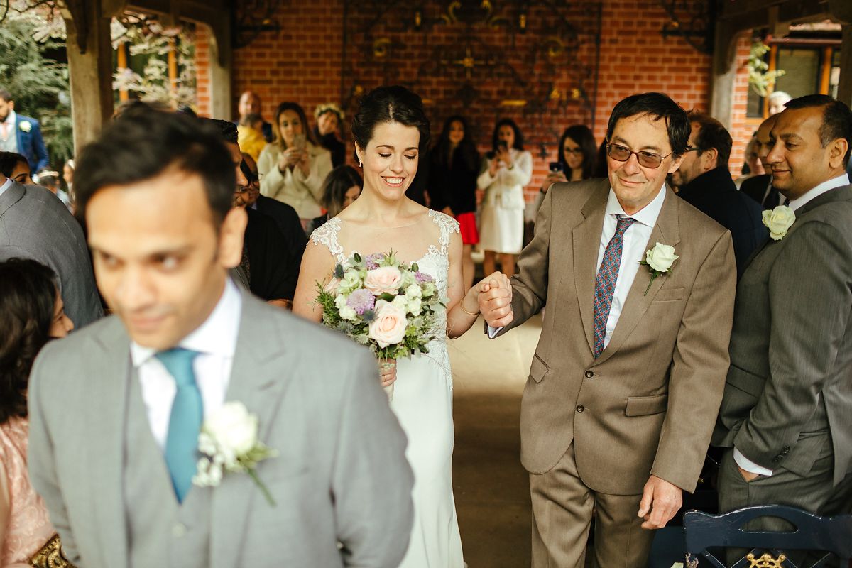 English Asian wedding ceremony in Waddesdon Dairy