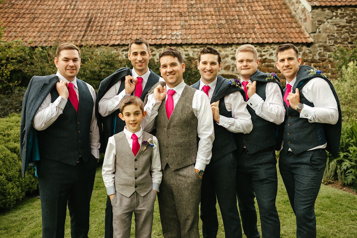 Group photos as the Great Barn in Devon