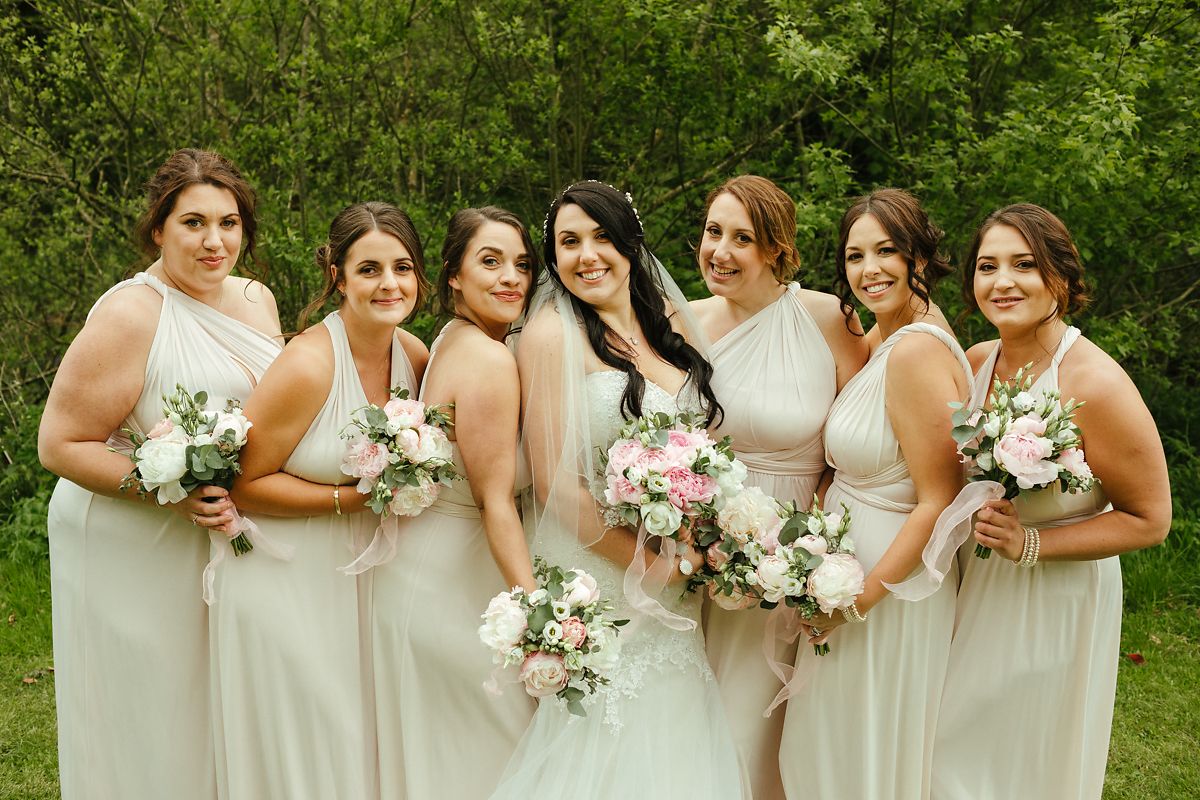 Gorwell Farm wedding group photos