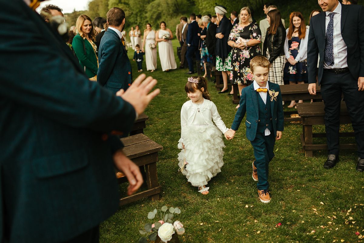 Outdoor wedding venue in England