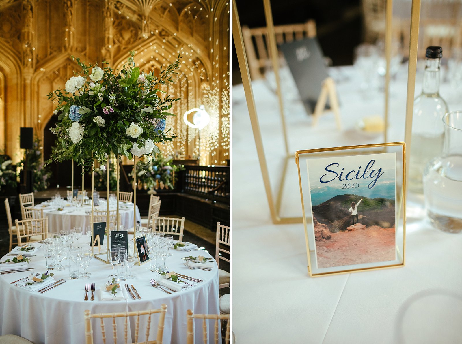 Oxford University Divinity School wedding reception