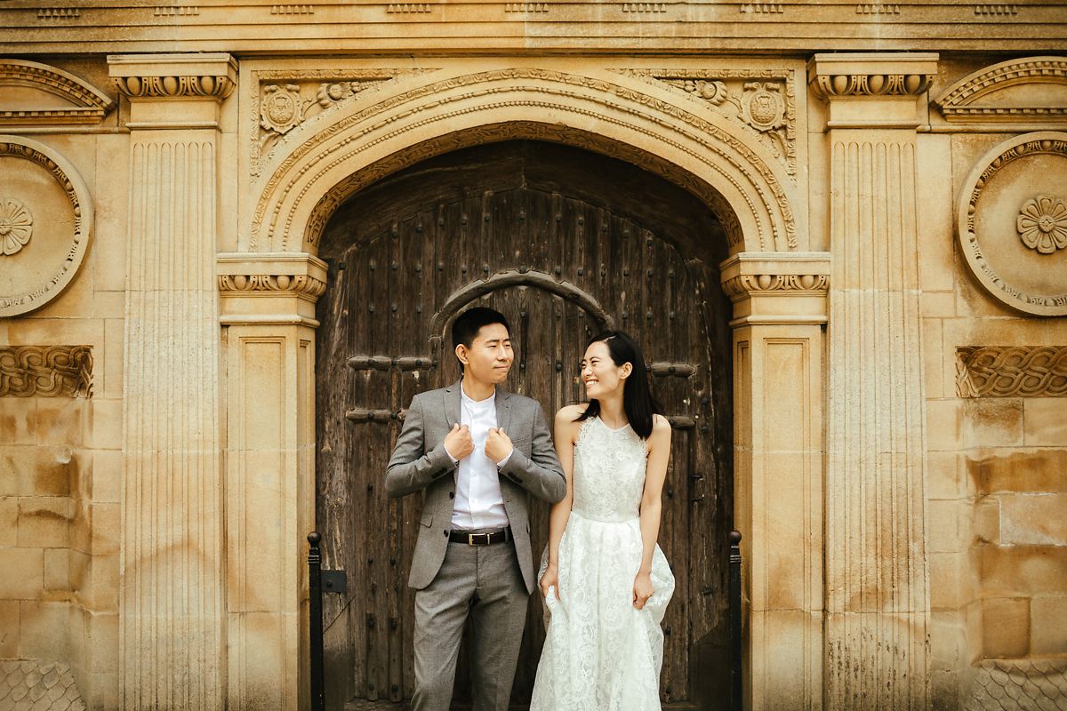 Modern and stylish Cambridge prewedding photography