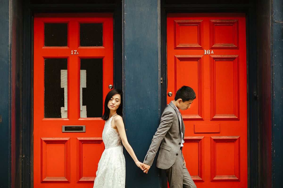 Modern and stylish Cambridge prewedding photography