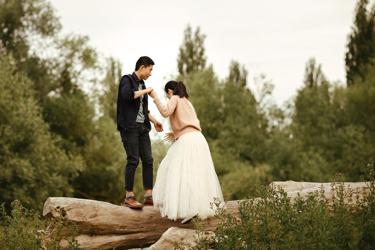 Natural pre wedding photography in Cambridge