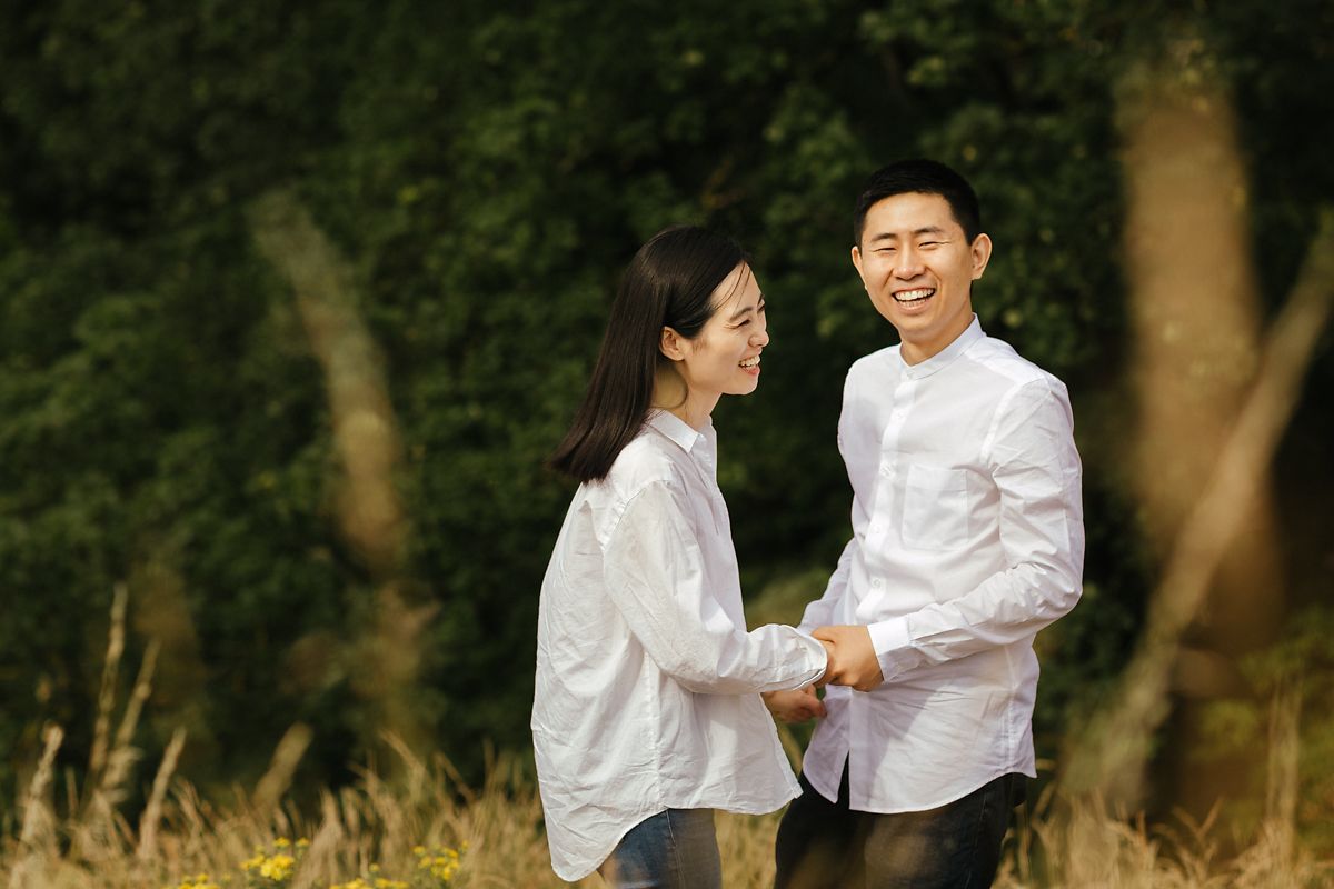 Cambridge Castle Mound pre-wedding photos