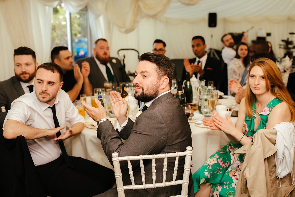 Wedding speeches at Creslow Manor