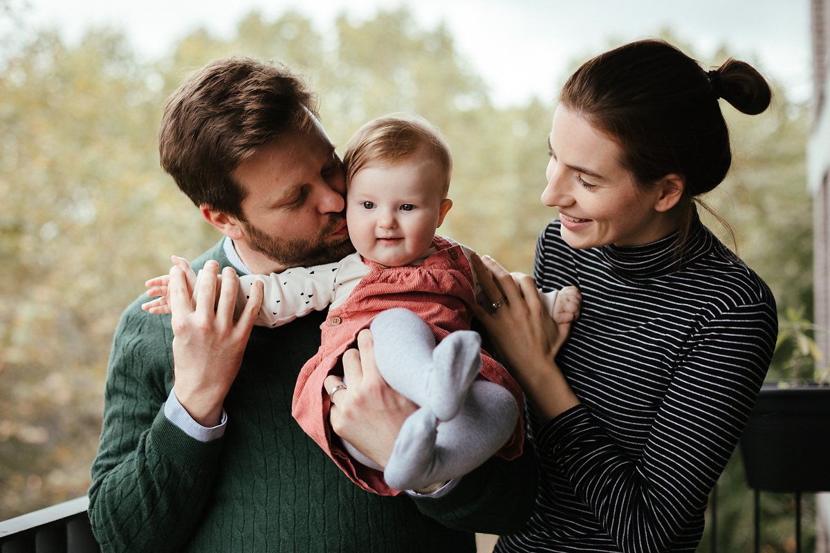 Family portraits at home environment in London