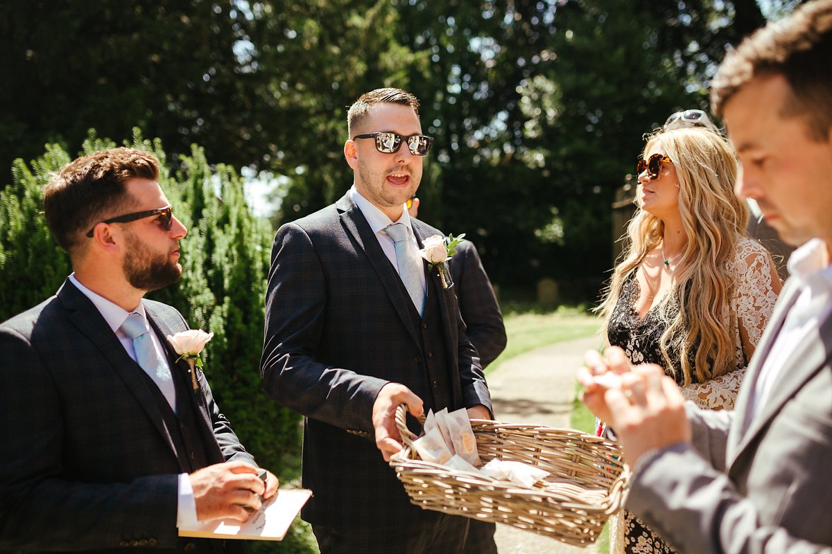 How to walk out of a wedding church ceremony