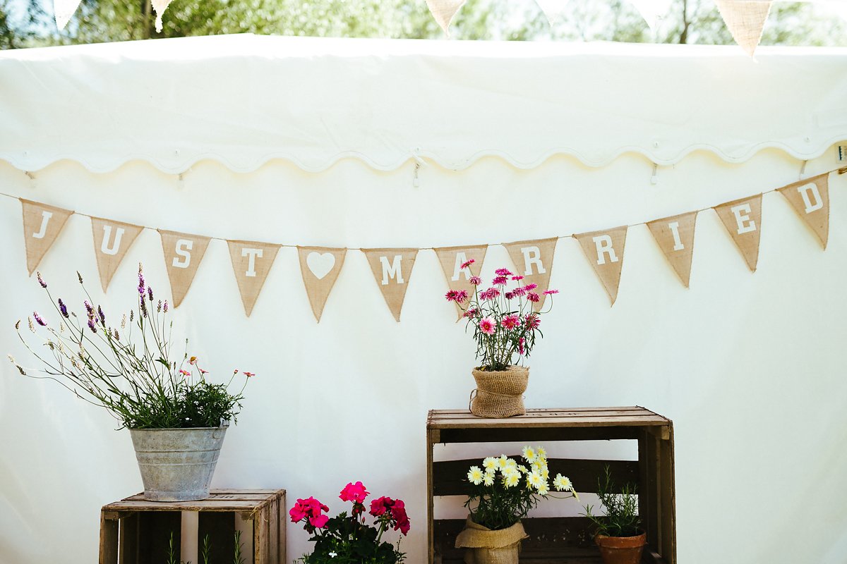 Marquee wedding decorations