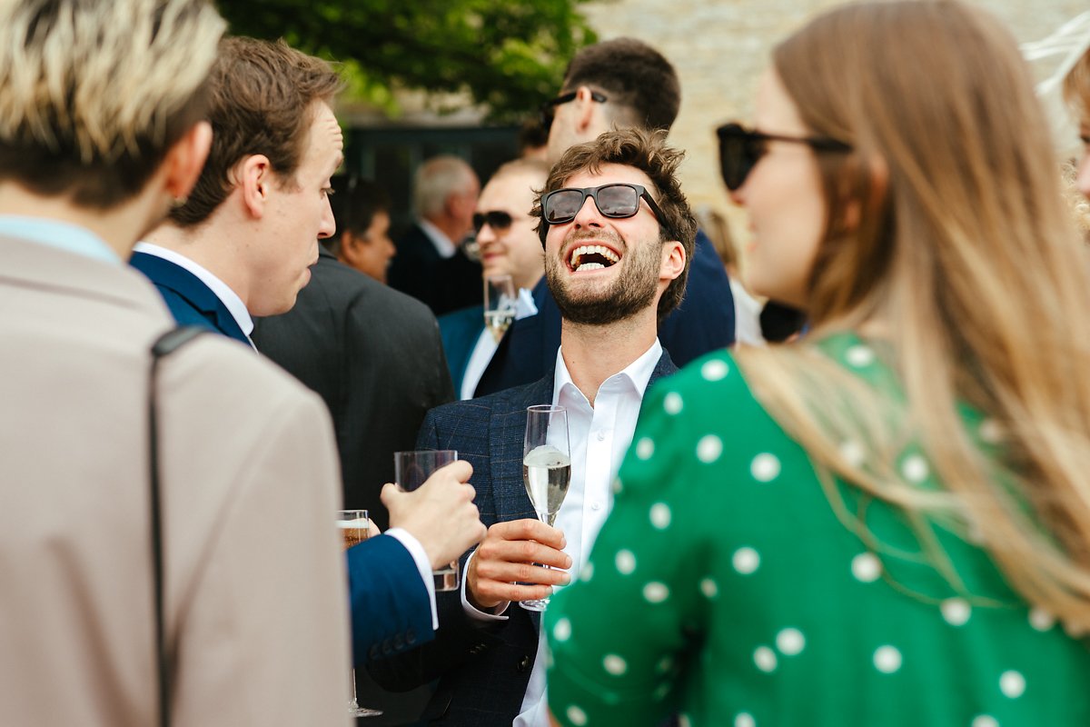 Wedding reception at Merriscourt courtyard