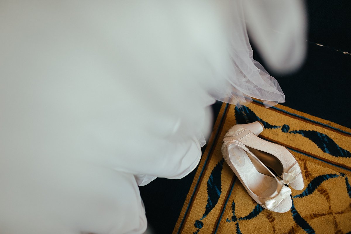 Bride getting ready at Ashridge House Estate