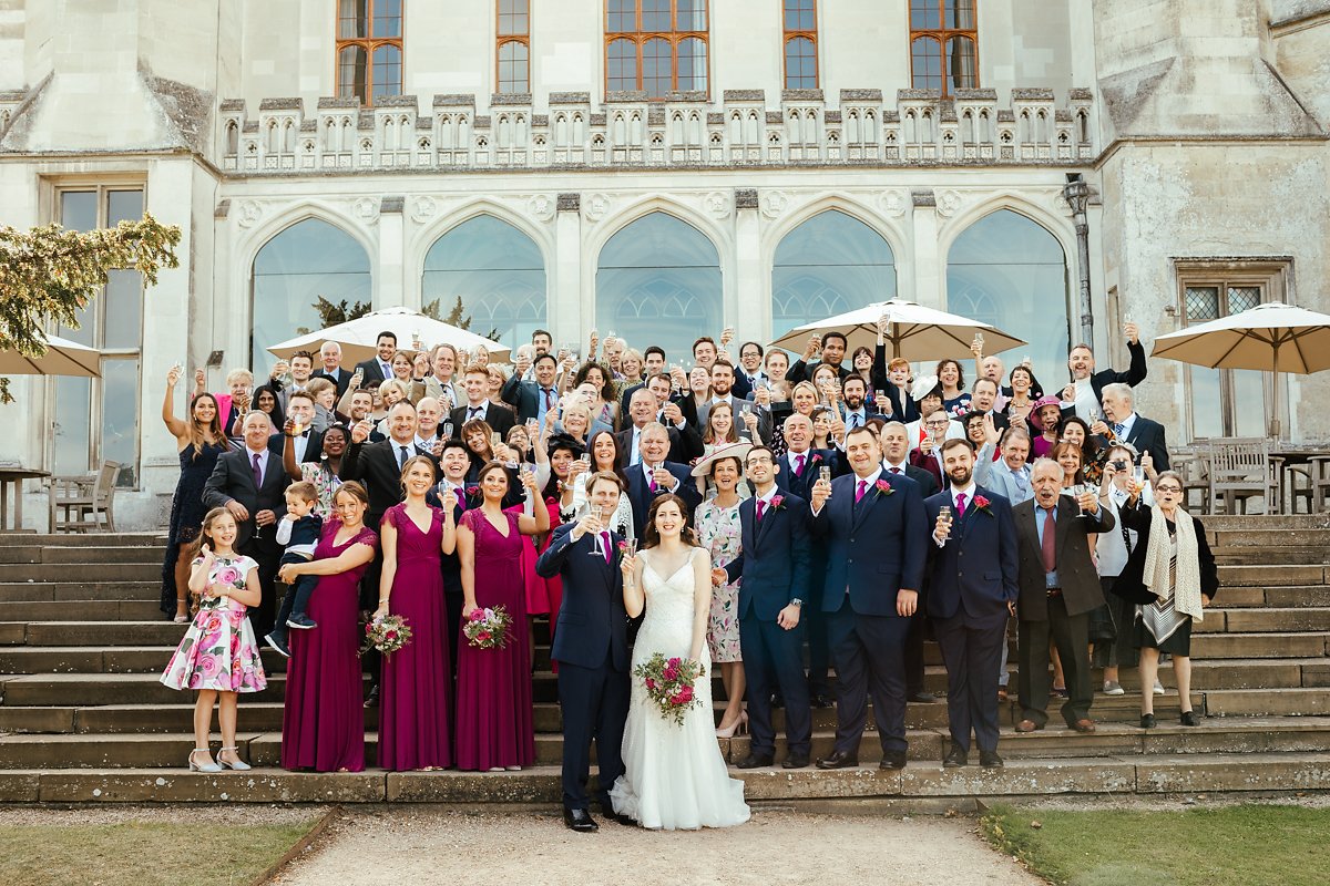 Family group photos at Ashridge House