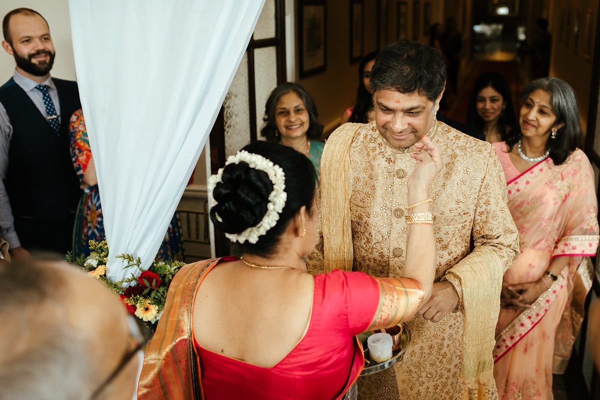 Hindu wedding ceremony in Addington Palace